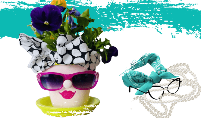 Granny Chic Design & Paint a Pot Workshop